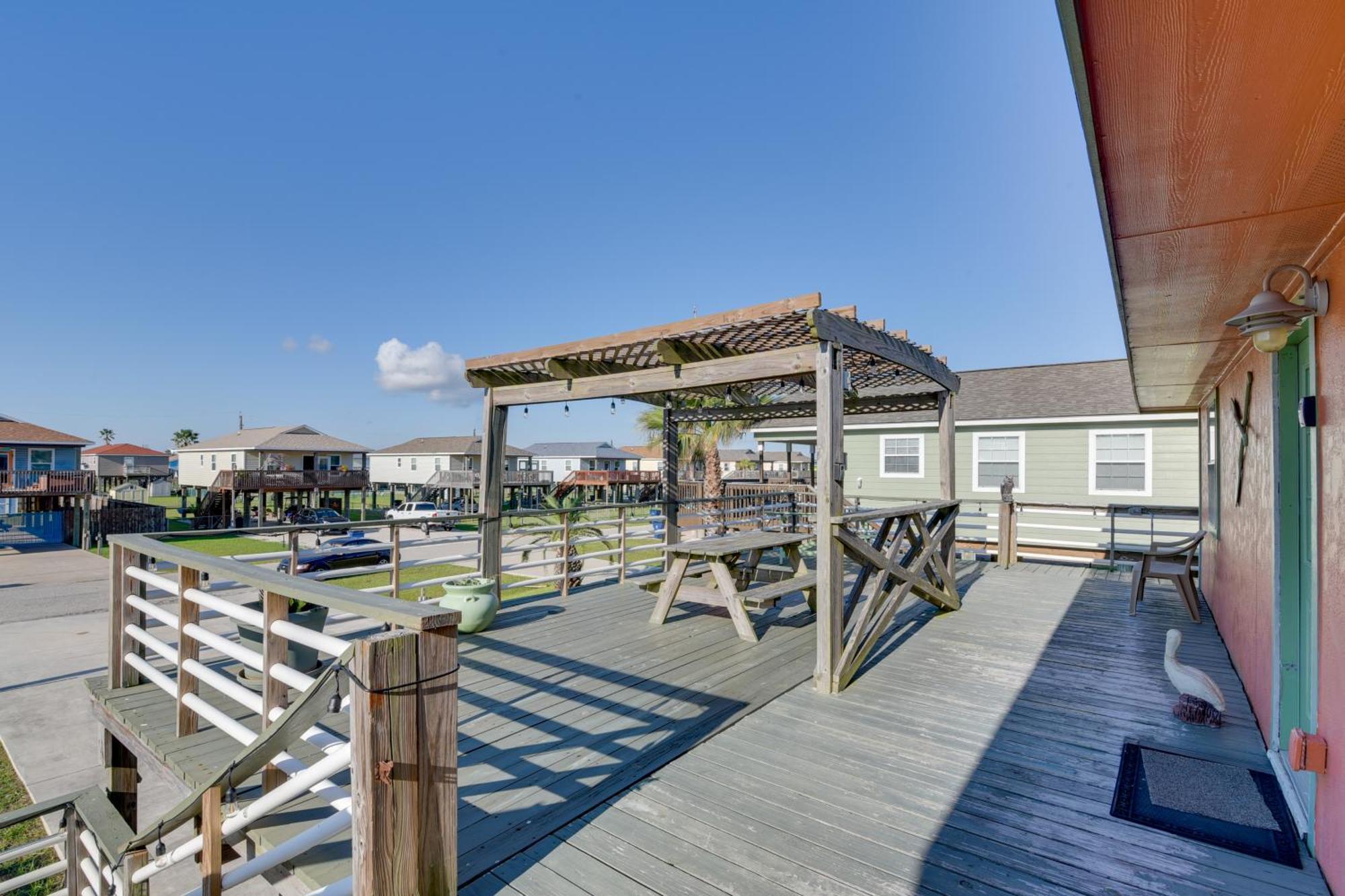 Sunset-View Surfside Beach House Walk To Beach! Luaran gambar