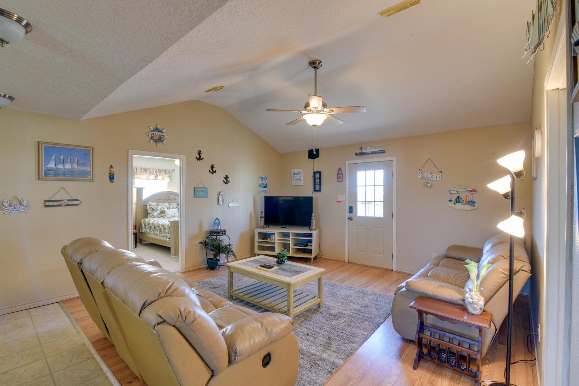 Sunset-View Surfside Beach House Walk To Beach! Luaran gambar