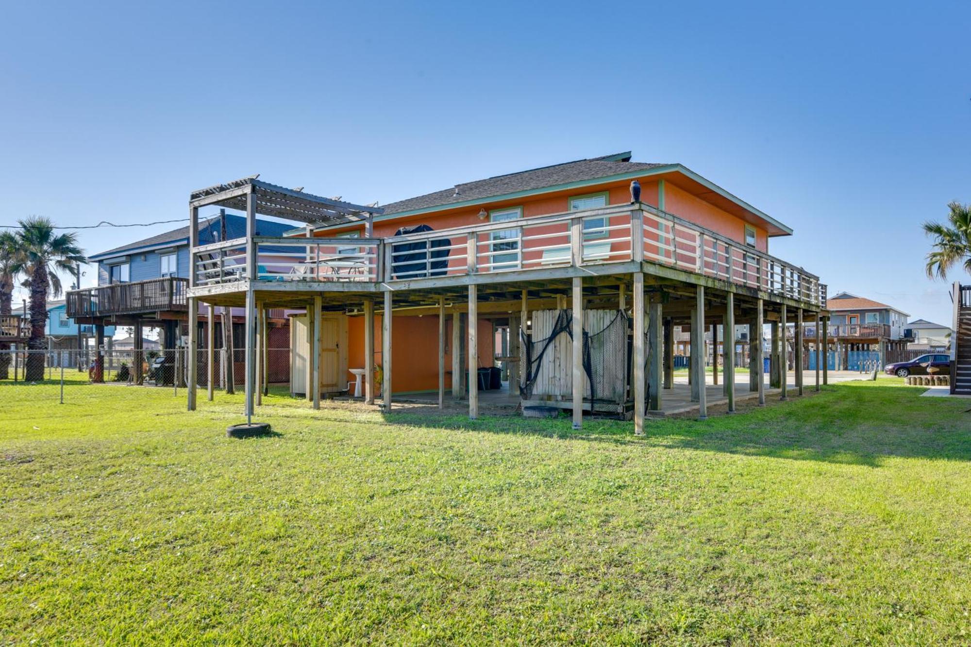Sunset-View Surfside Beach House Walk To Beach! Luaran gambar